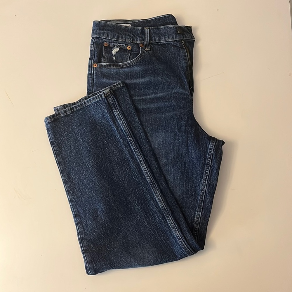 Gap Sky High Straight Jeans